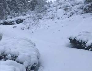 A steep snowy hill Snowy Hill